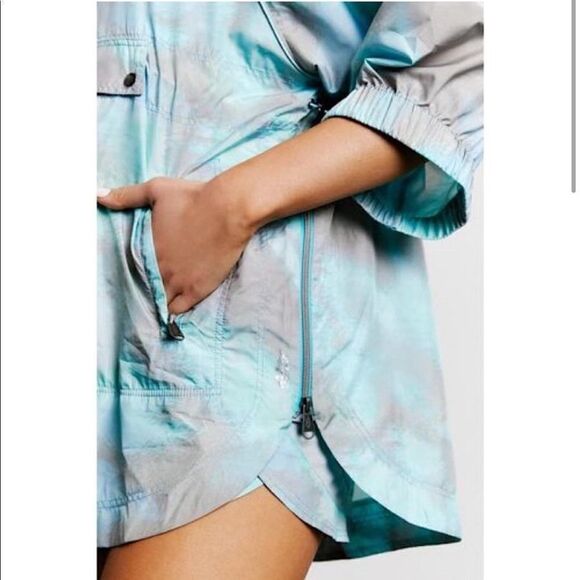 Free People Movement Blue To Dye For Packable Jacket Size small - Picture 4 of 10